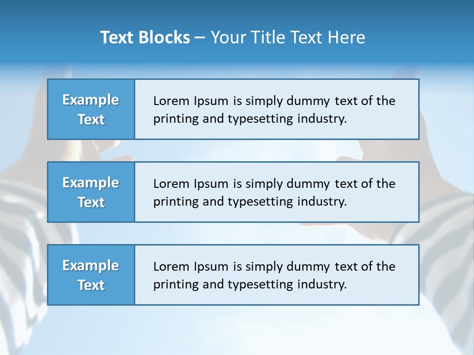 Person Trust Child PowerPoint Template