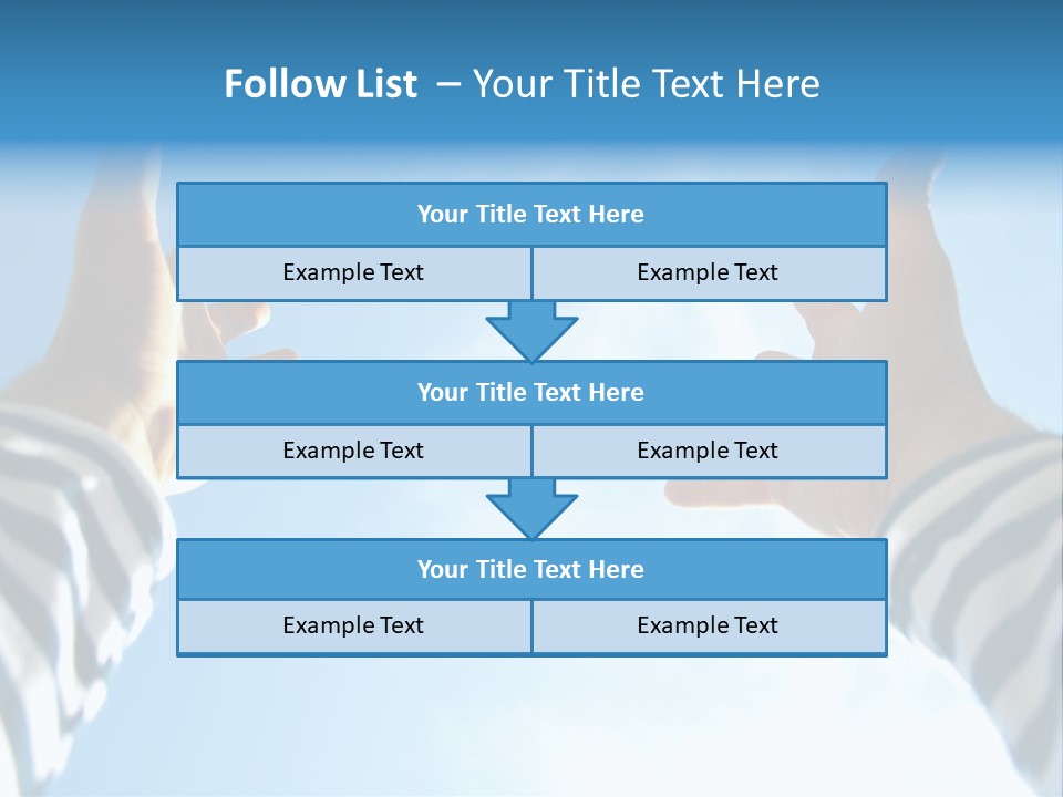 Person Trust Child PowerPoint Template