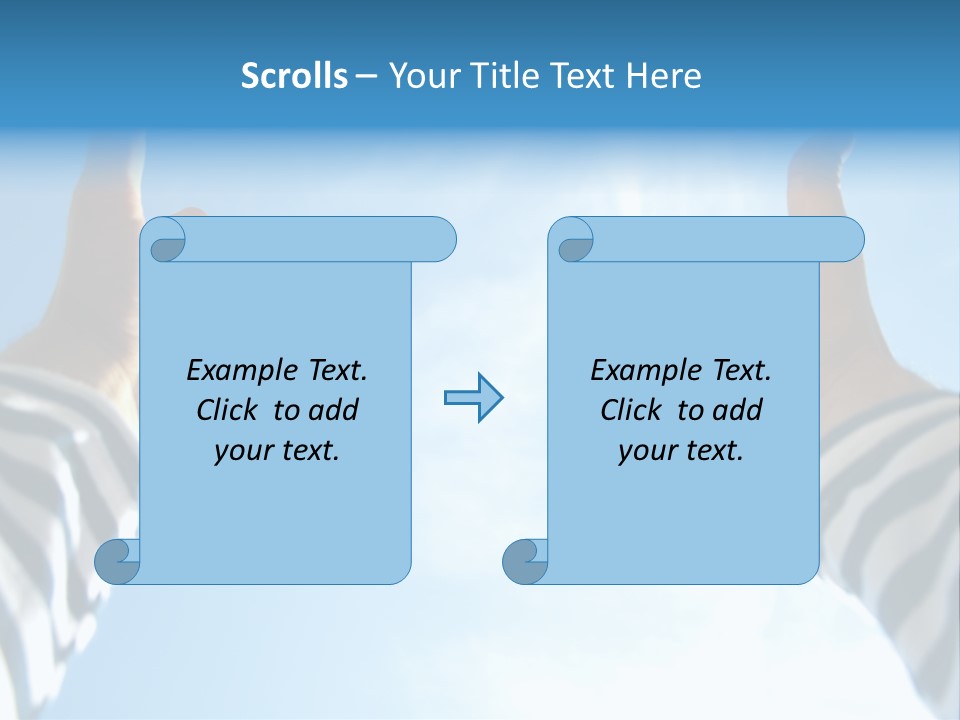Person Trust Child PowerPoint Template