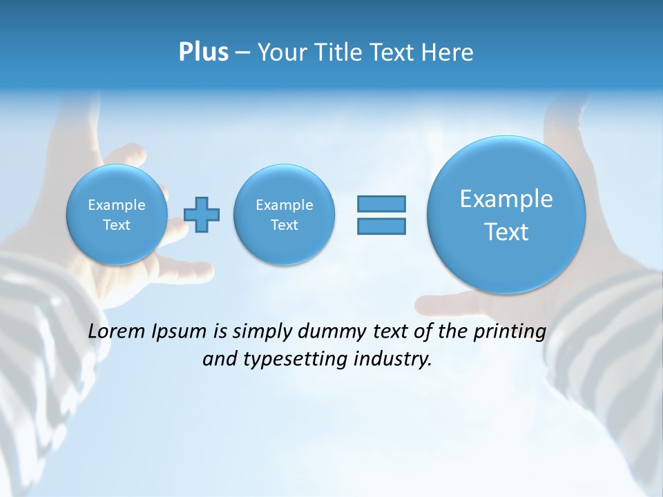 Person Trust Child PowerPoint Template