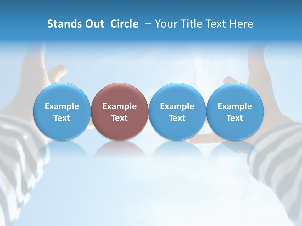 Person Trust Child PowerPoint Template