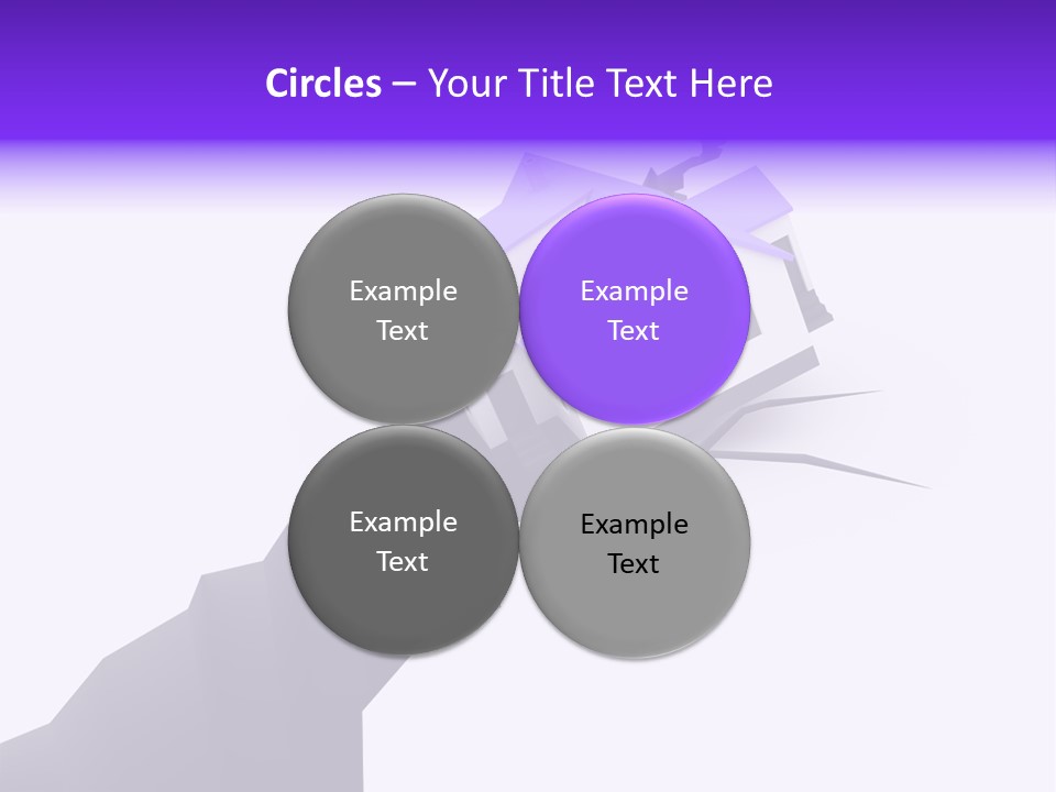Falling Earth Destruction PowerPoint Template