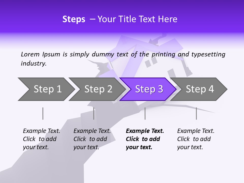 Falling Earth Destruction PowerPoint Template