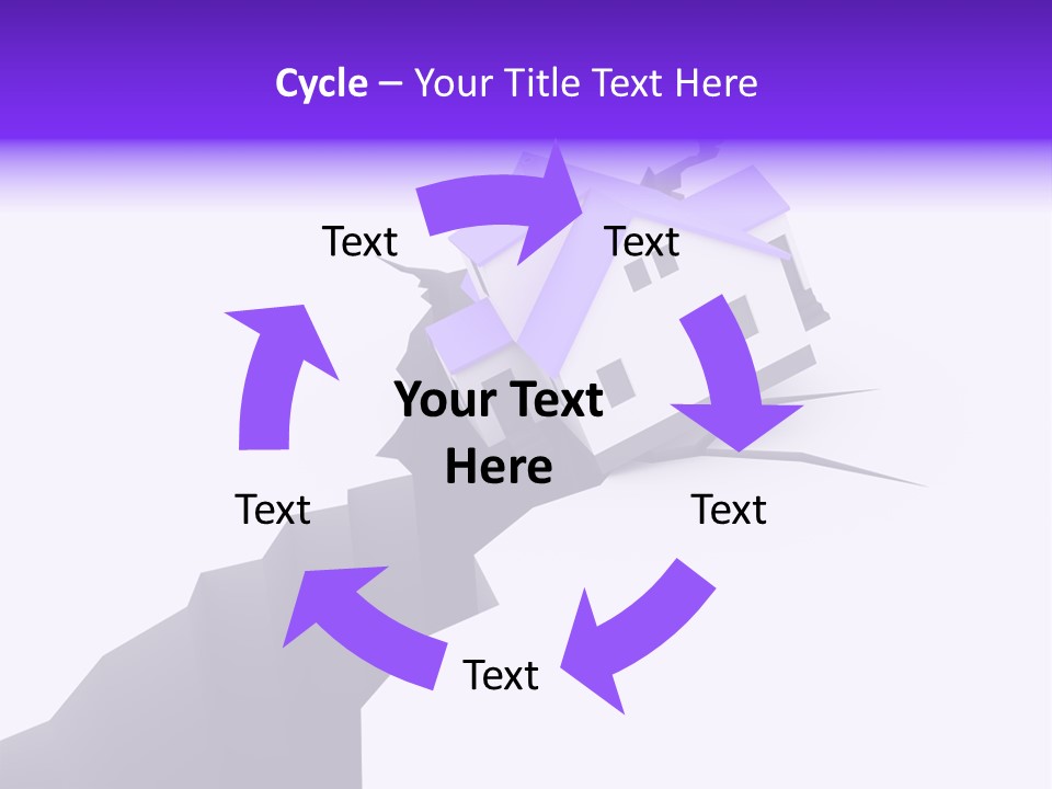 Falling Earth Destruction PowerPoint Template