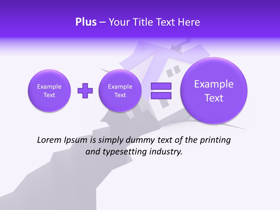 Falling Earth Destruction PowerPoint Template
