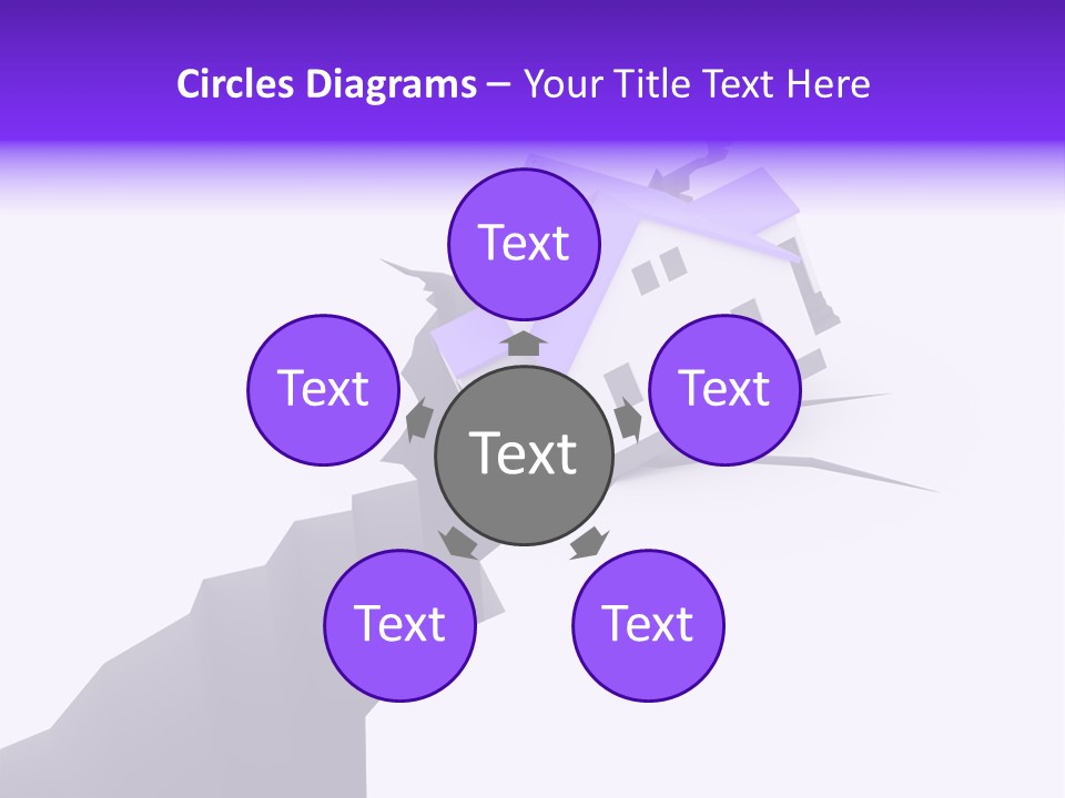 Falling Earth Destruction PowerPoint Template