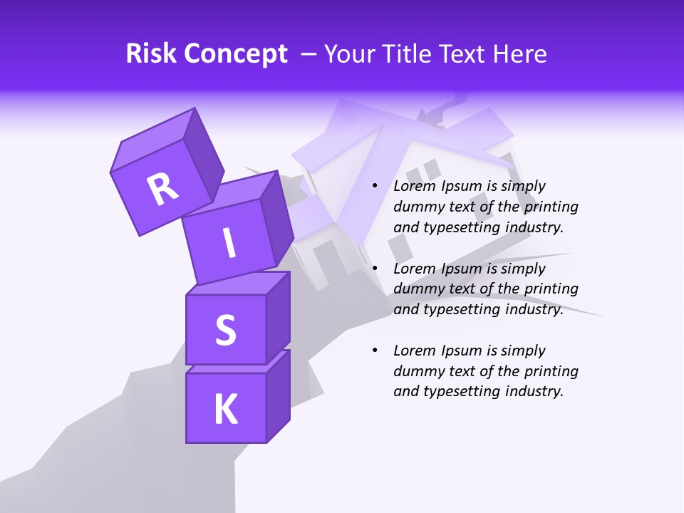 Falling Earth Destruction PowerPoint Template