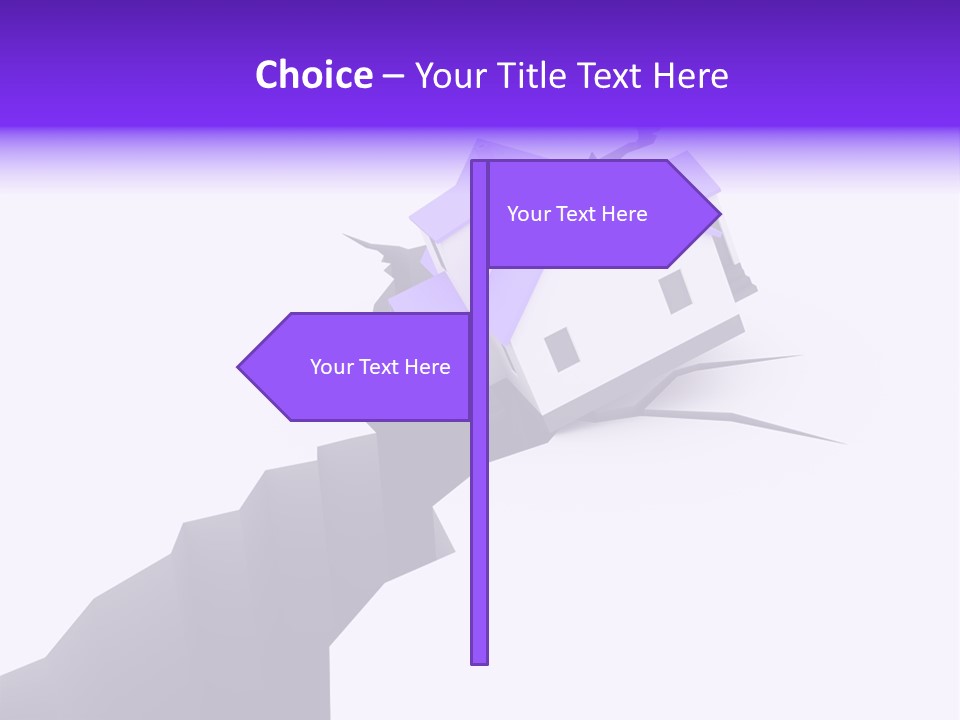 Falling Earth Destruction PowerPoint Template