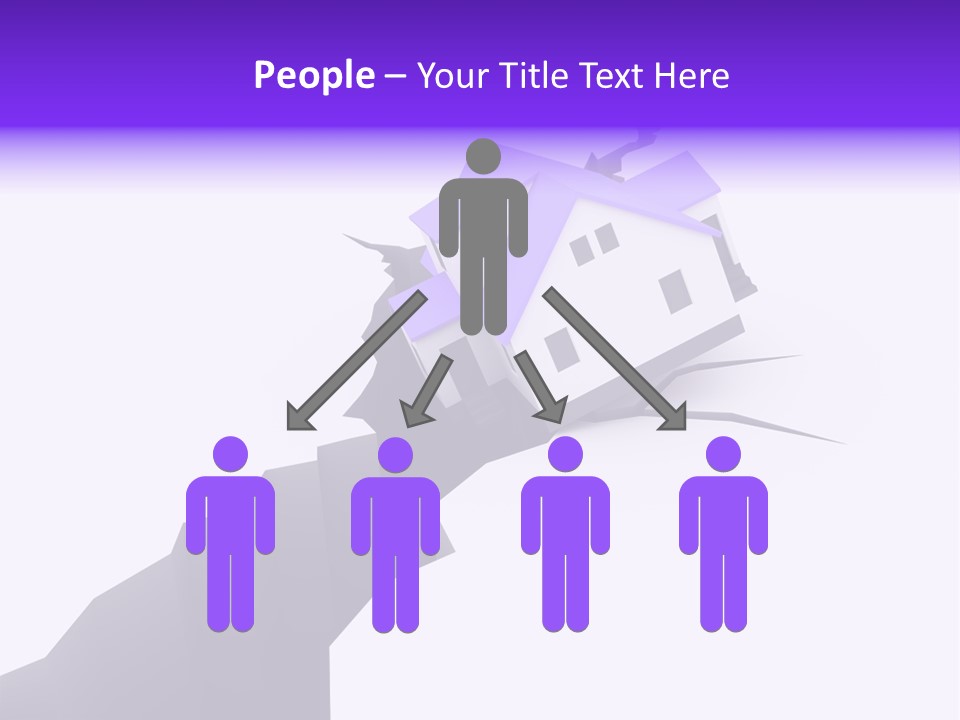 Falling Earth Destruction PowerPoint Template