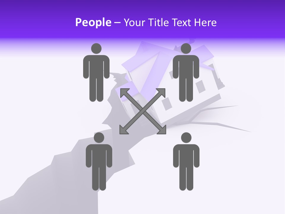 Falling Earth Destruction PowerPoint Template