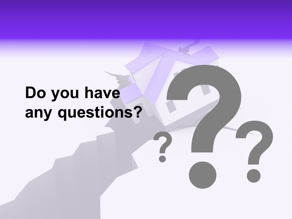 Falling Earth Destruction PowerPoint Template