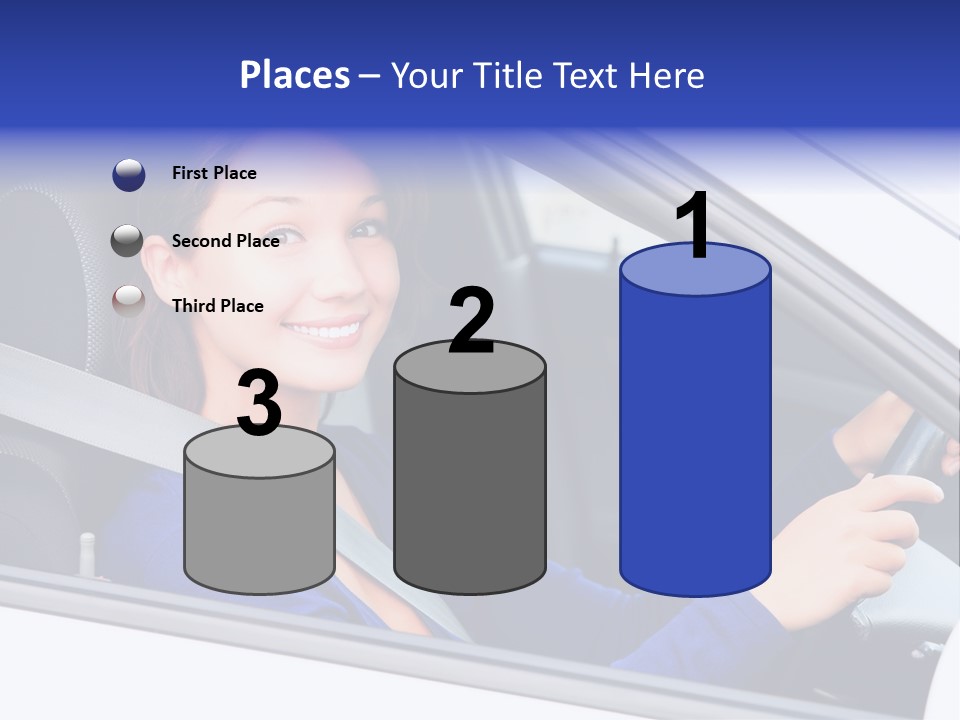 Lady Smile Pretty PowerPoint Template