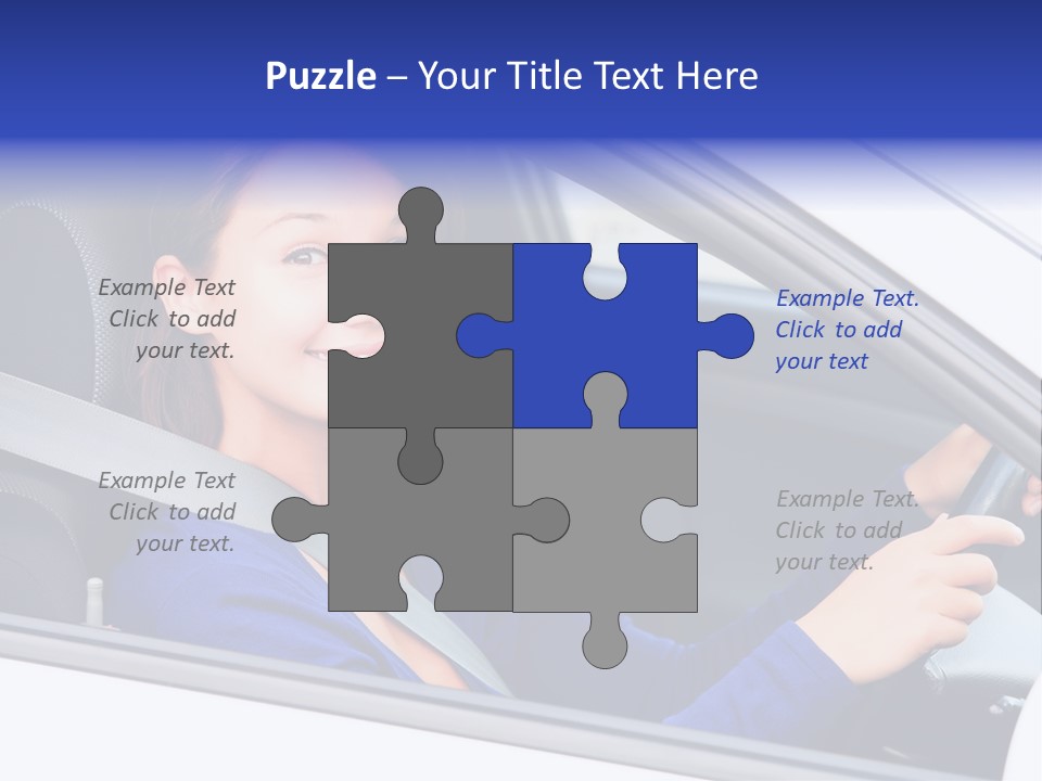 Lady Smile Pretty PowerPoint Template