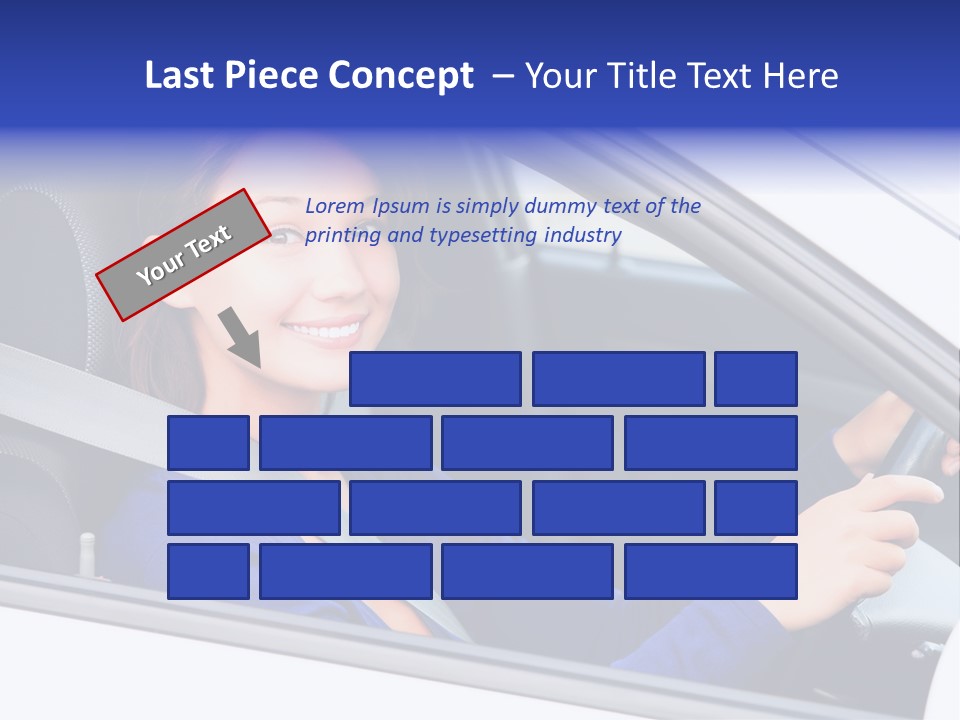 Lady Smile Pretty PowerPoint Template