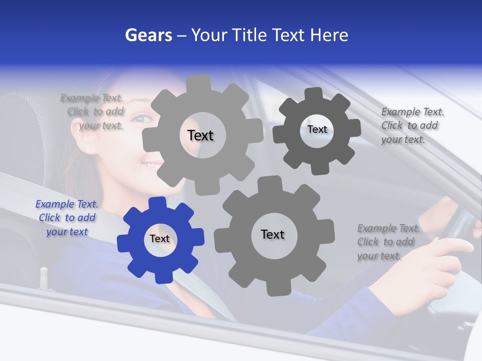 Lady Smile Pretty PowerPoint Template