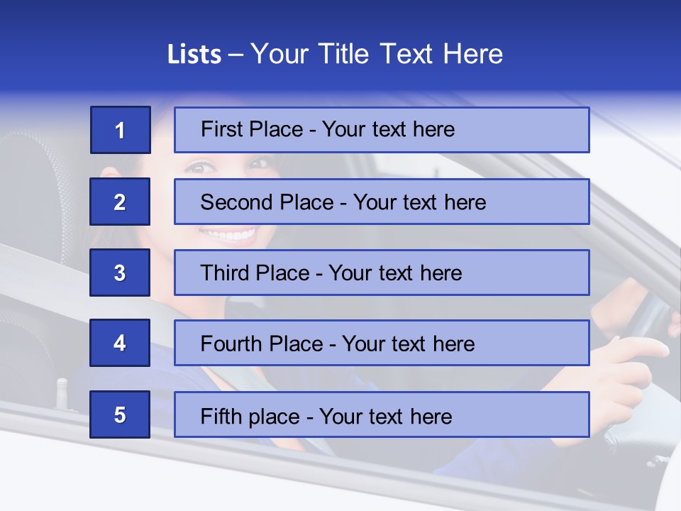 Lady Smile Pretty PowerPoint Template