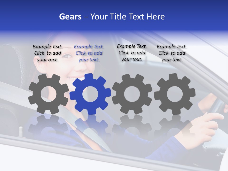 Lady Smile Pretty PowerPoint Template