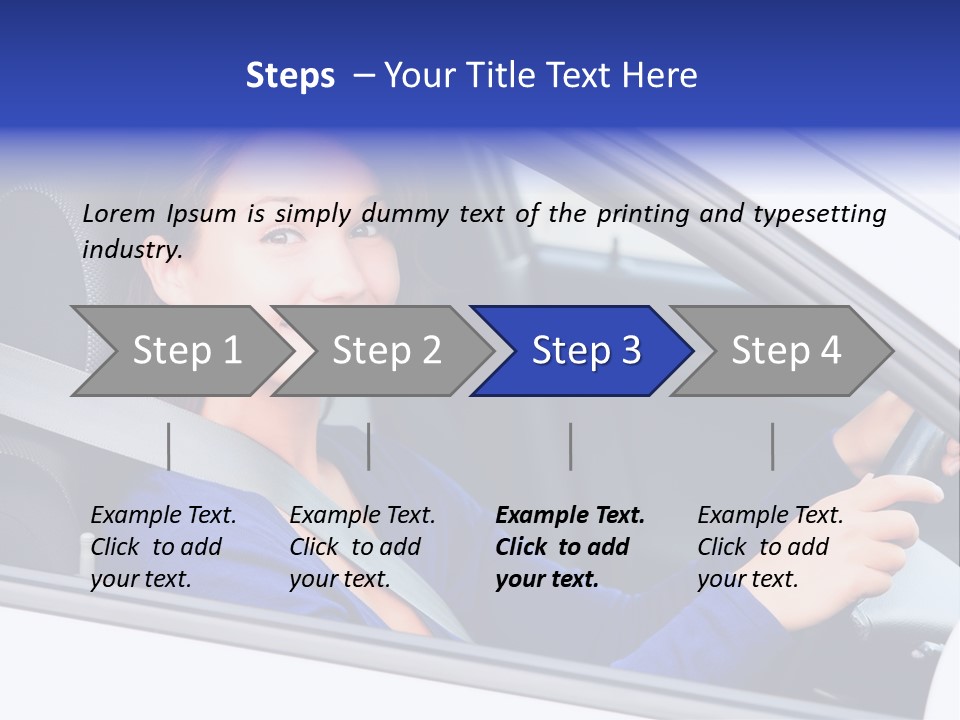 Lady Smile Pretty PowerPoint Template