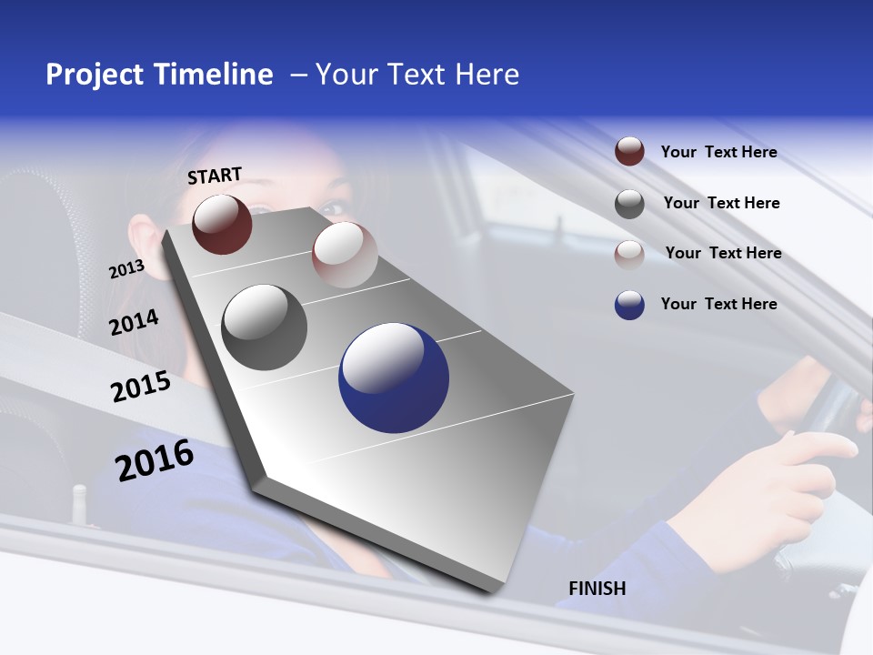 Lady Smile Pretty PowerPoint Template