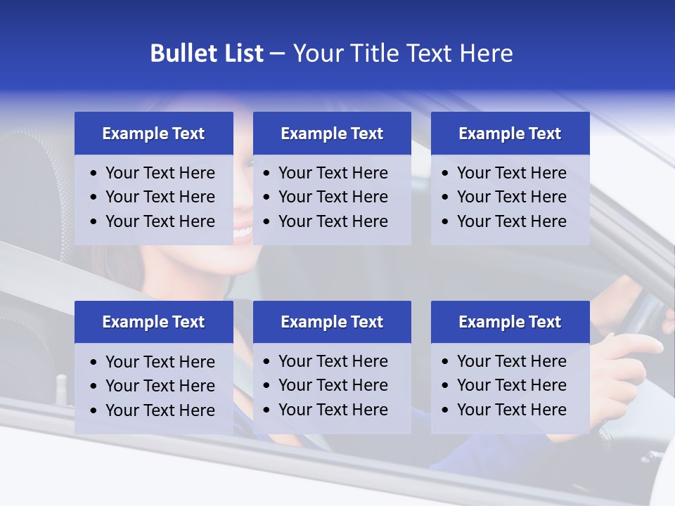 Lady Smile Pretty PowerPoint Template