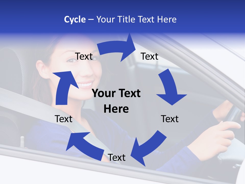 Lady Smile Pretty PowerPoint Template