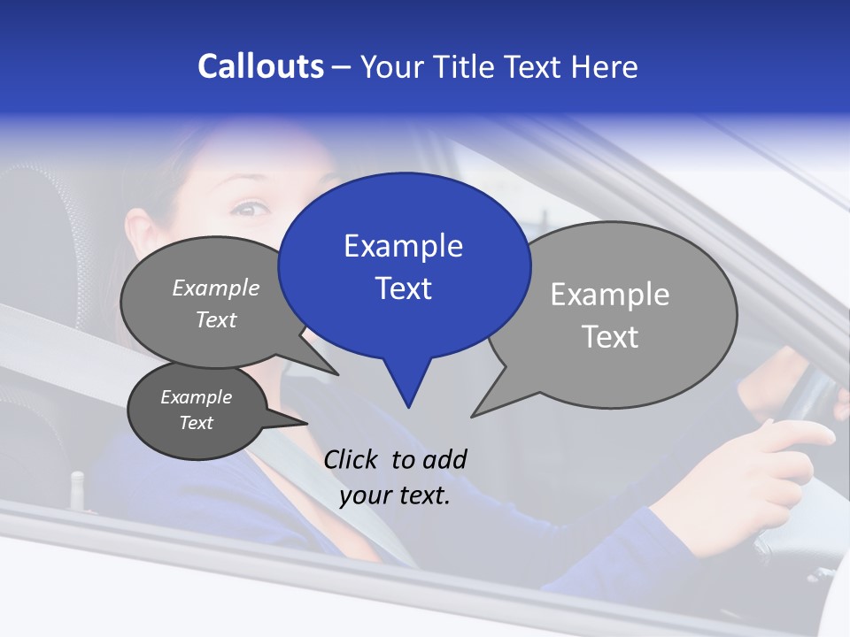 Lady Smile Pretty PowerPoint Template