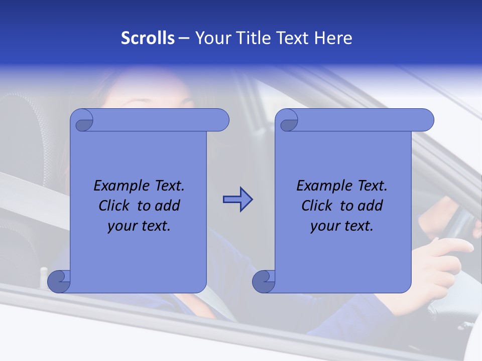 Lady Smile Pretty PowerPoint Template