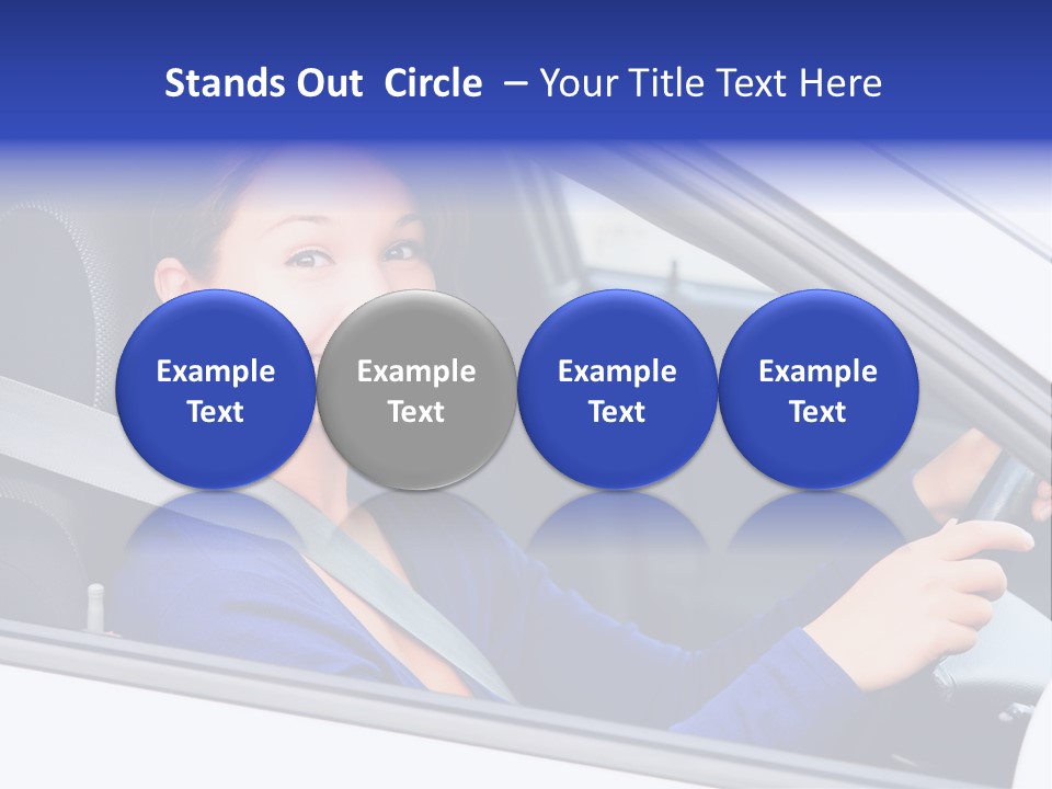 Lady Smile Pretty PowerPoint Template