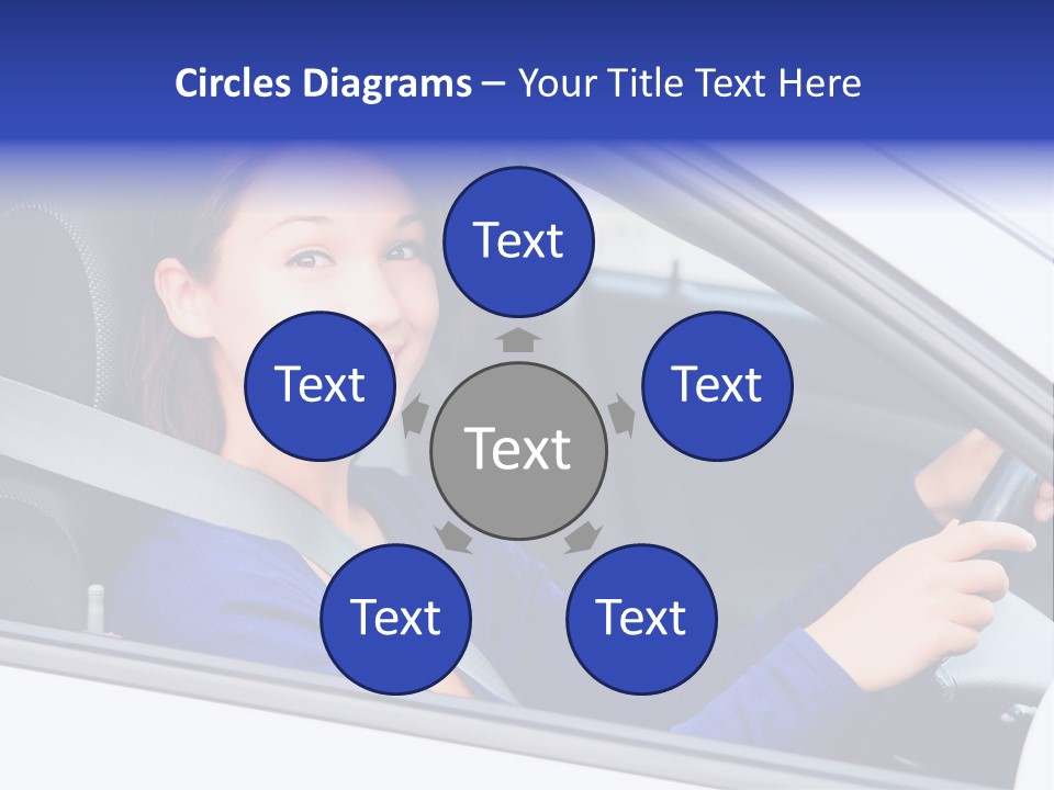 Lady Smile Pretty PowerPoint Template