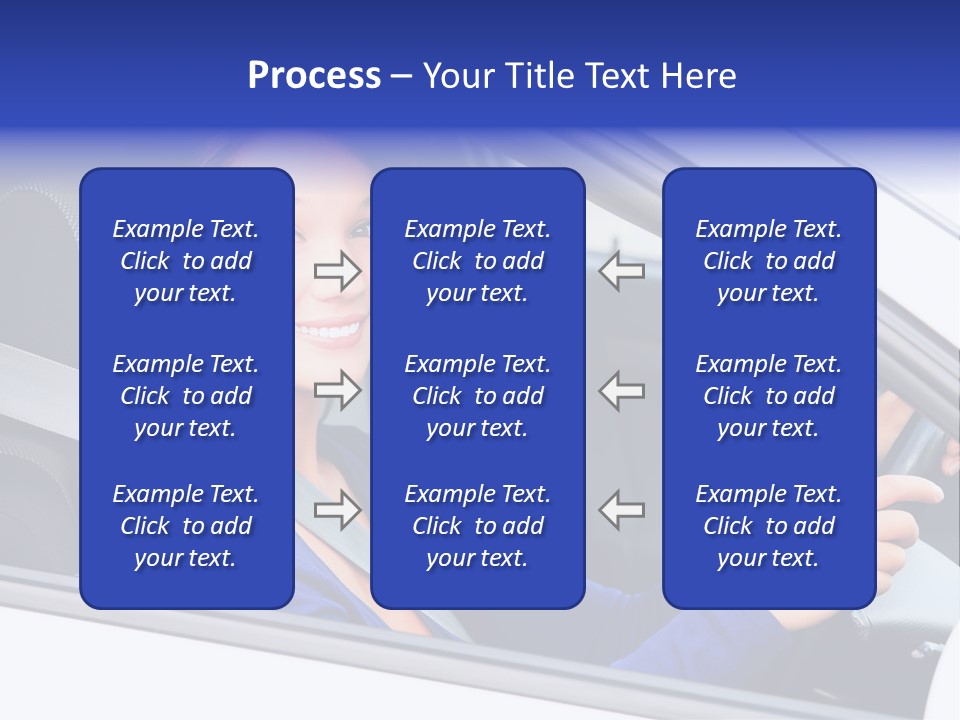 Lady Smile Pretty PowerPoint Template