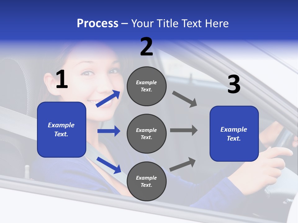 Lady Smile Pretty PowerPoint Template