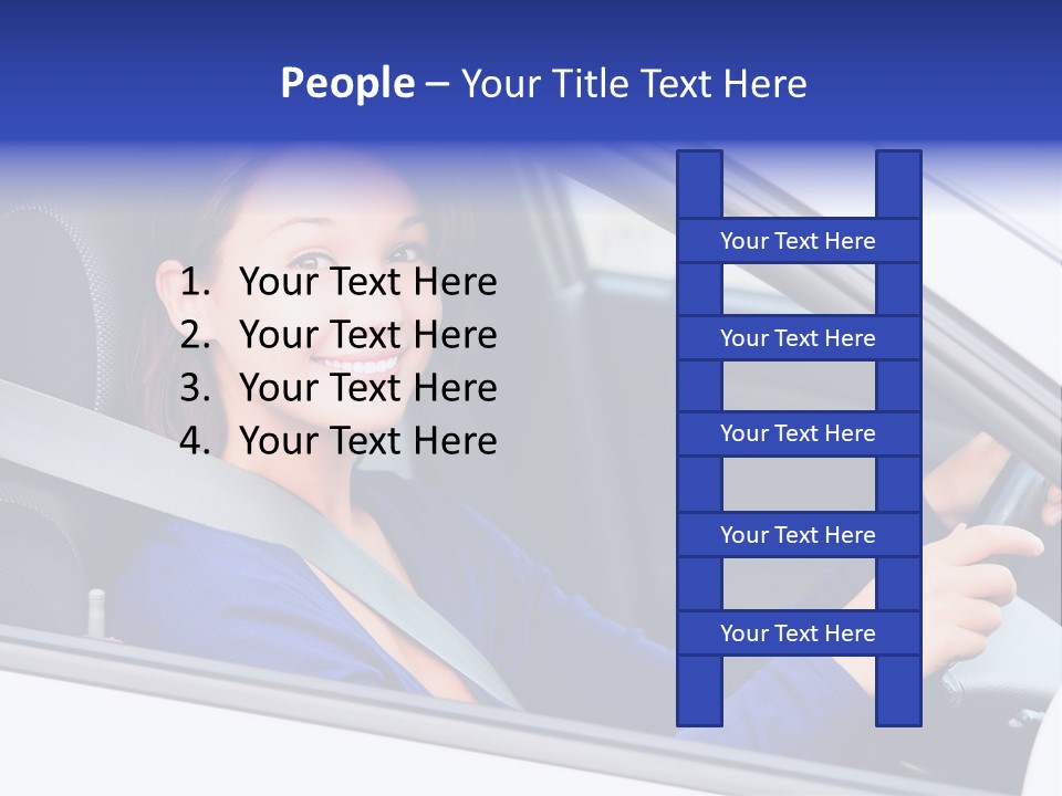 Lady Smile Pretty PowerPoint Template