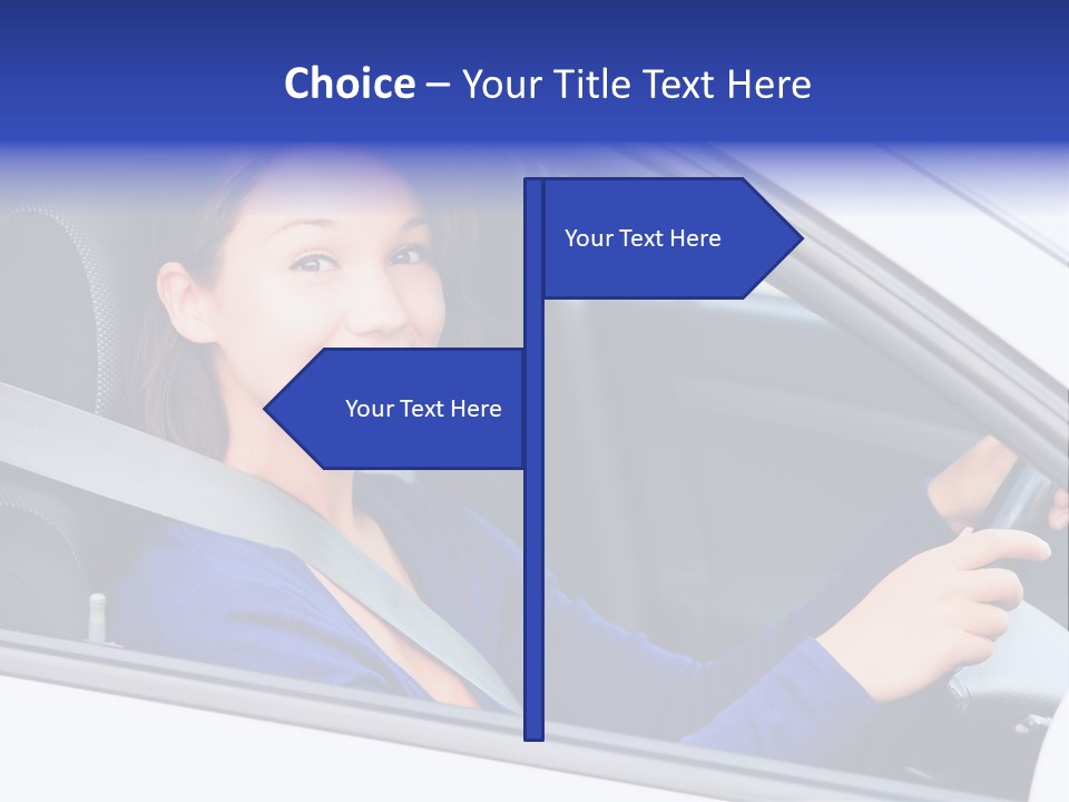 Lady Smile Pretty PowerPoint Template