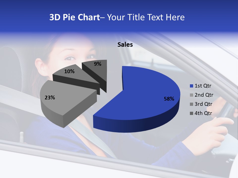 Lady Smile Pretty PowerPoint Template