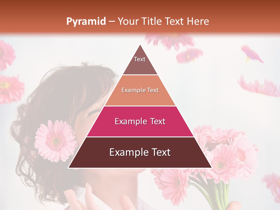 Throwing Blue Blossom PowerPoint Template