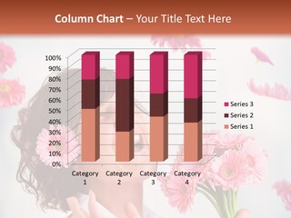 Throwing Blue Blossom PowerPoint Template