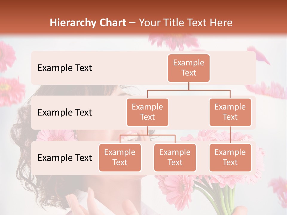 Throwing Blue Blossom PowerPoint Template