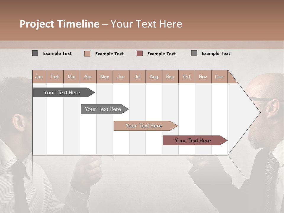 Crazy Portrait Loudspeaker PowerPoint Template