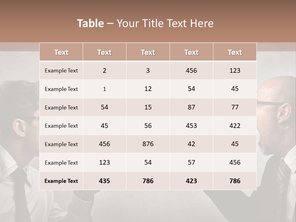 Crazy Portrait Loudspeaker PowerPoint Template