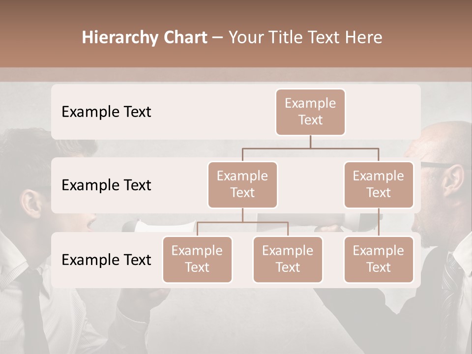 Crazy Portrait Loudspeaker PowerPoint Template