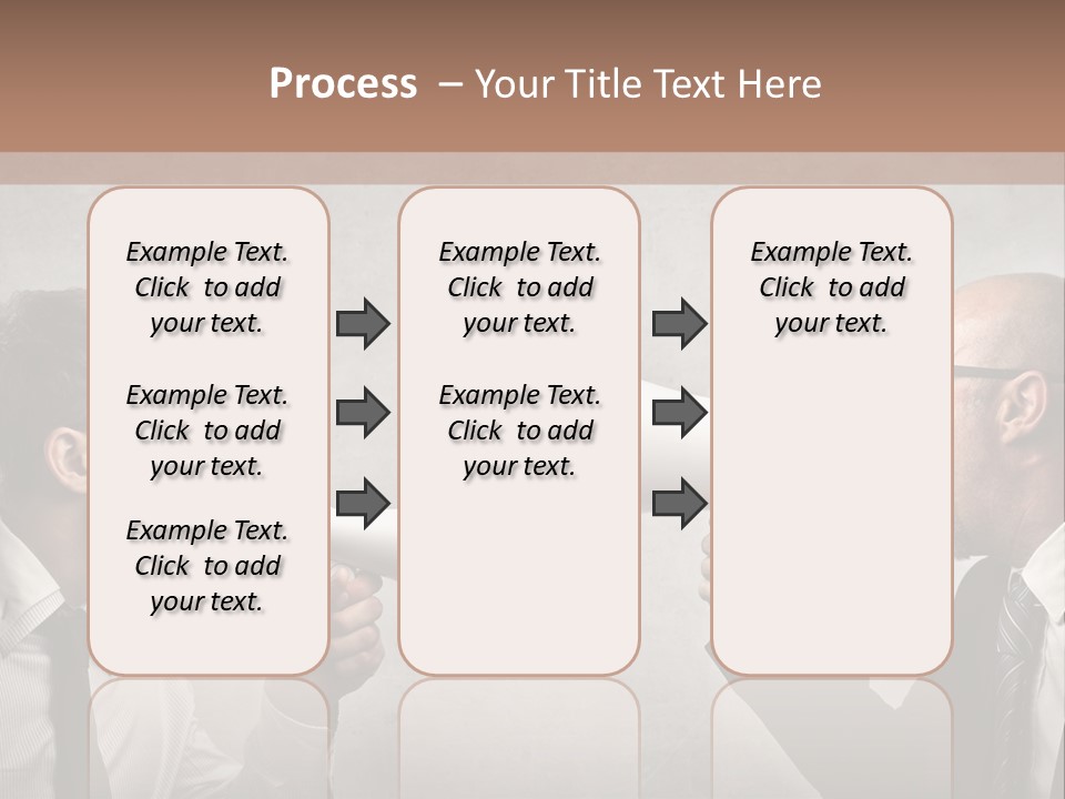 Crazy Portrait Loudspeaker PowerPoint Template