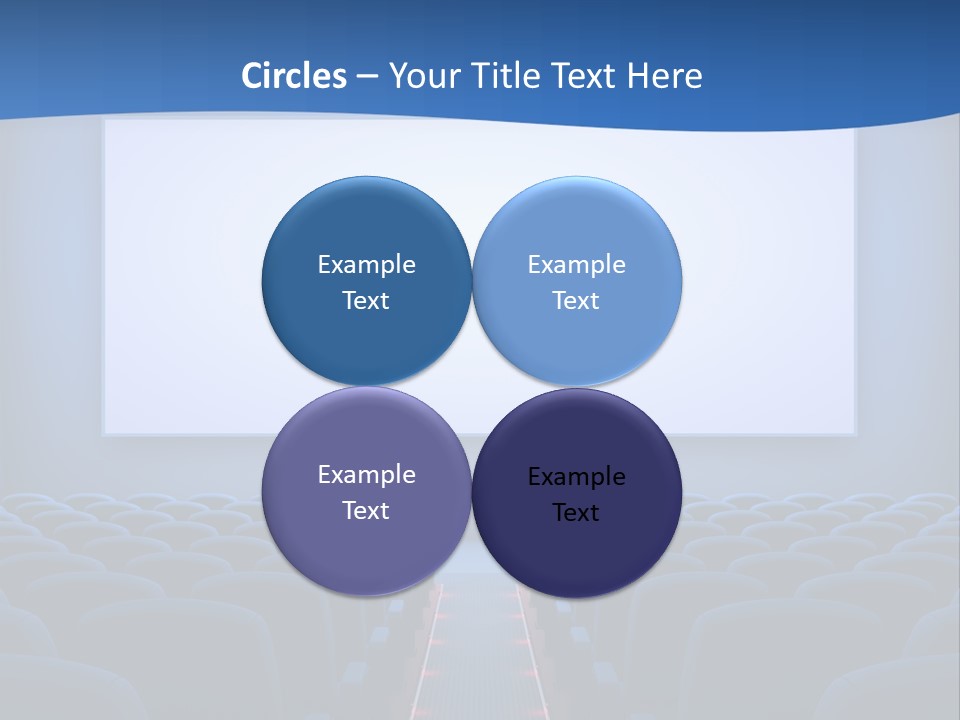 Viewing Dark Screen PowerPoint Template