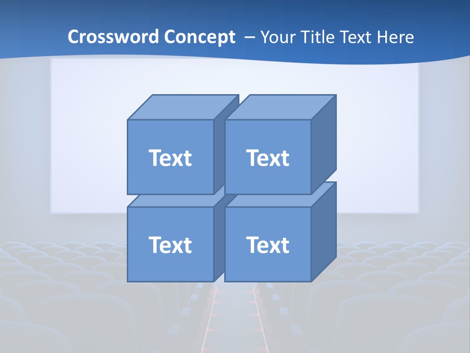 Viewing Dark Screen PowerPoint Template