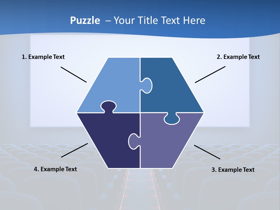 Viewing Dark Screen PowerPoint Template