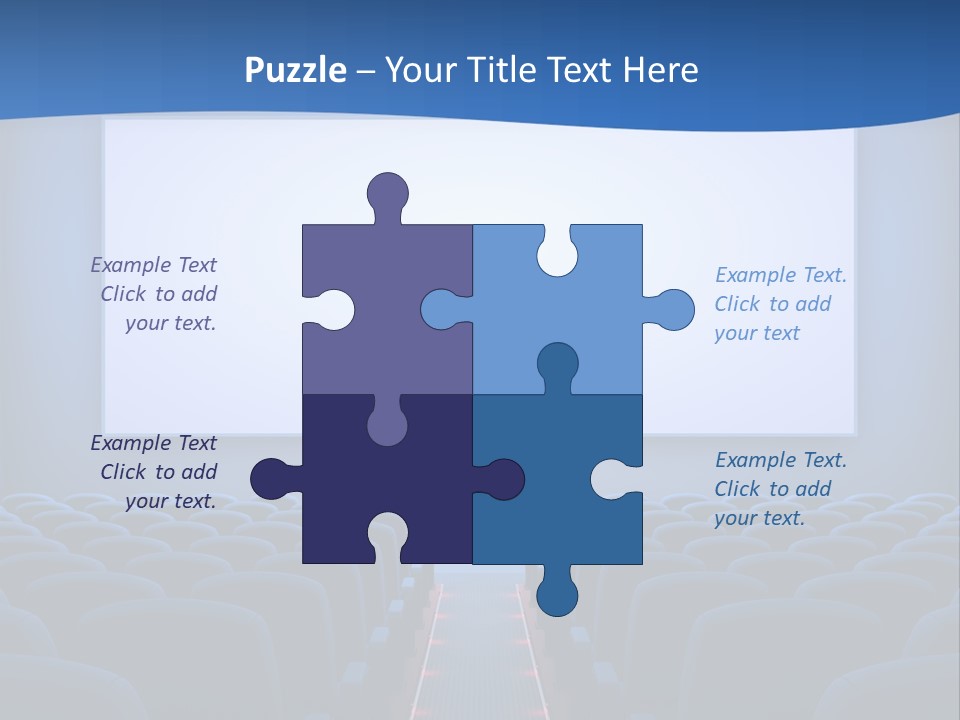 Viewing Dark Screen PowerPoint Template