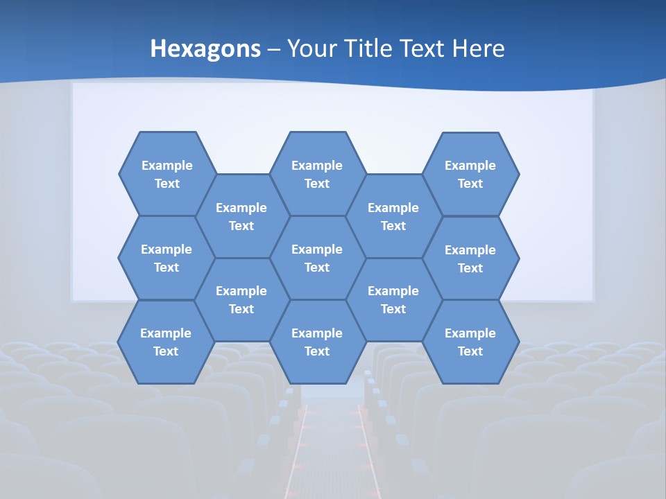Viewing Dark Screen PowerPoint Template
