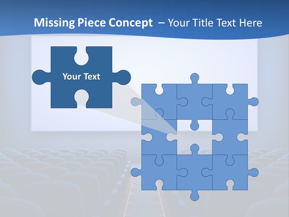 Viewing Dark Screen PowerPoint Template