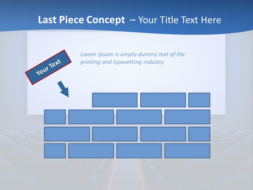 Viewing Dark Screen PowerPoint Template
