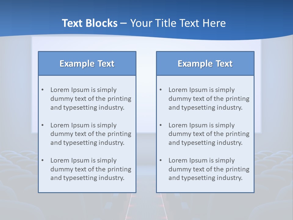 Viewing Dark Screen PowerPoint Template