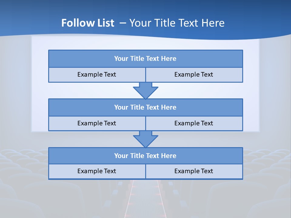 Viewing Dark Screen PowerPoint Template